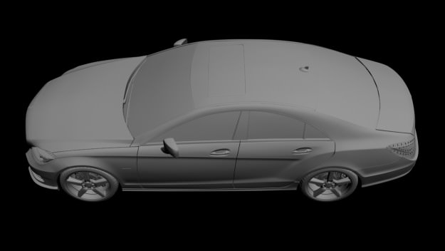 Mercedes Benz CLS CDI 2012 studio 3D model_6
