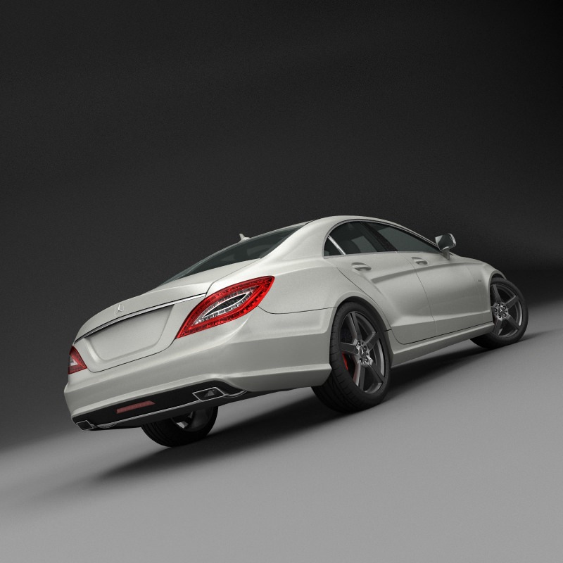 Mercedes Benz CLS CDI 2012 studio 3D model_35