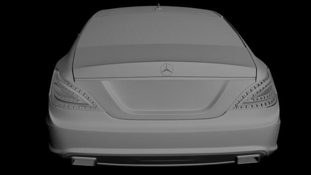 Mercedes Benz CLS CDI 2012 studio 3D model_10