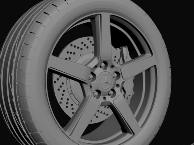 Mercedes Benz CLS CDI 2012 studio 3D model_29