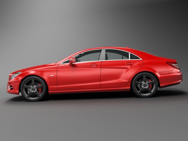 Mercedes Benz CLS CDI 2012 studio 3D model_16