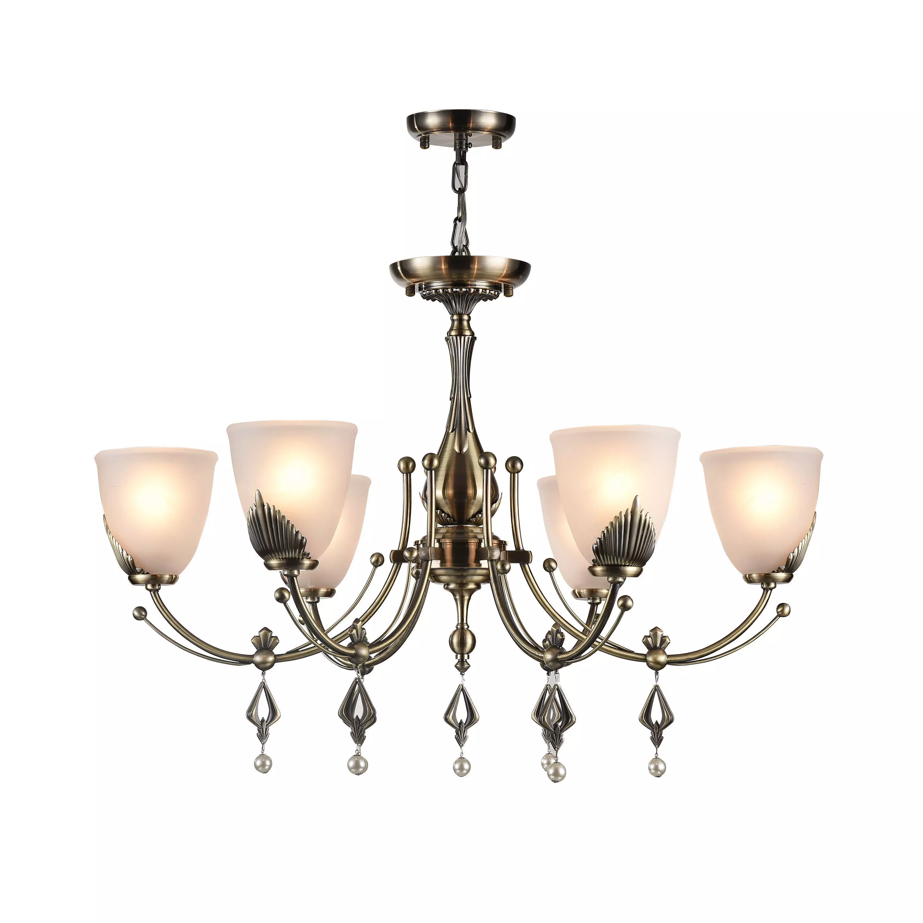 Chandelier Basil RC146-PL-06-MG Maytoni Classic Free 3D model