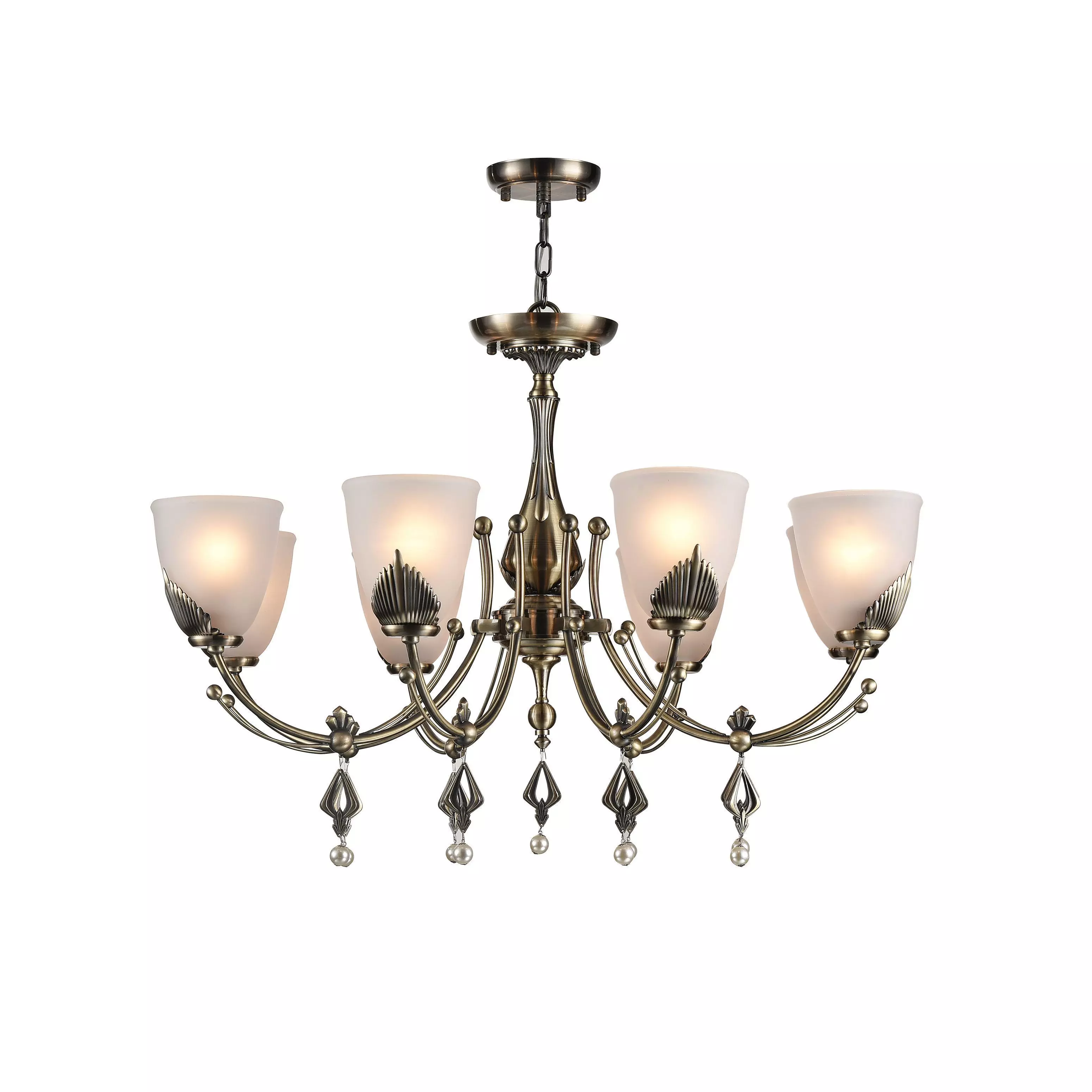 Chandelier Basil RC146-PL-08-MG Maytoni Classic Free 3D model