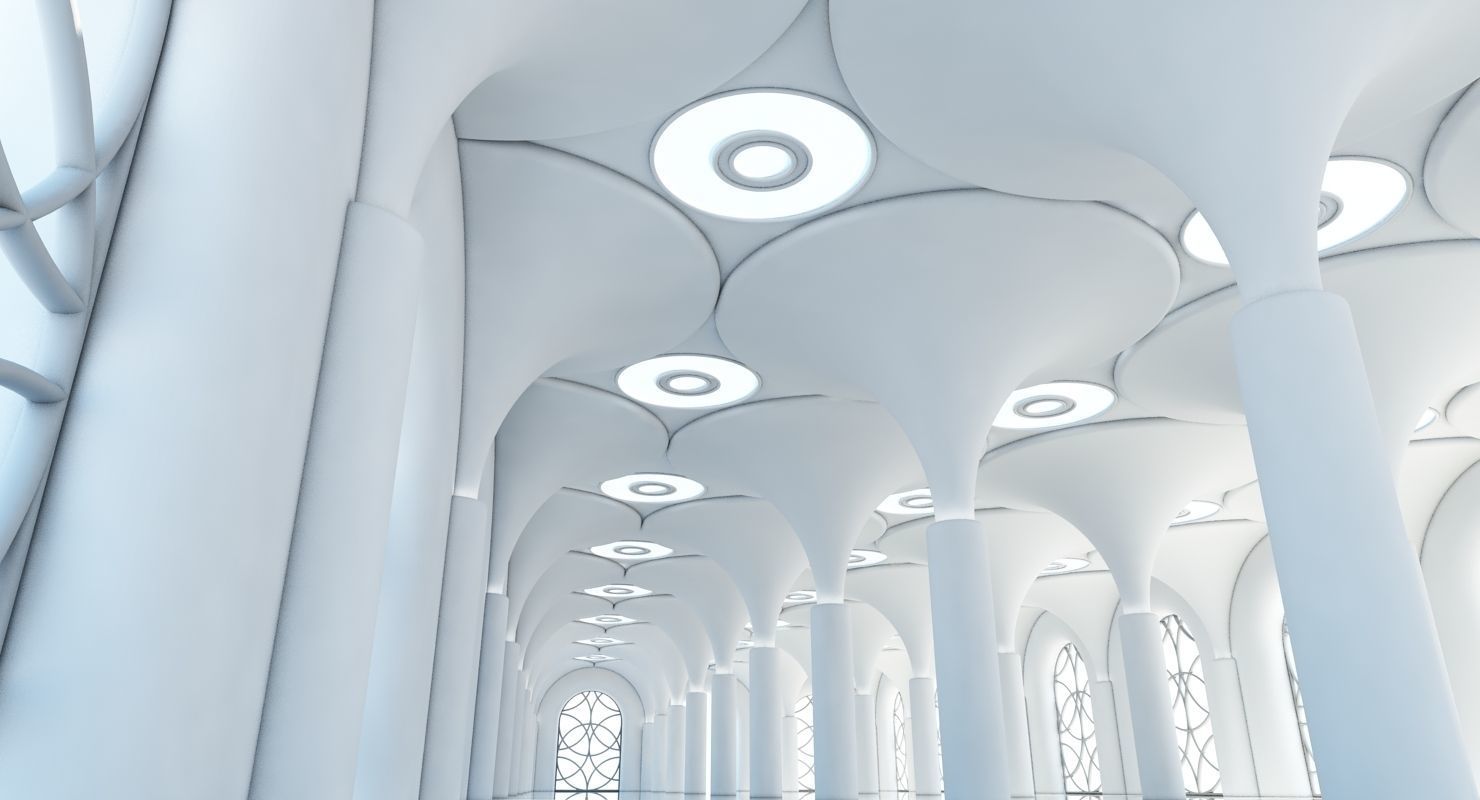 Classic Interior Scene 6 3D model_1