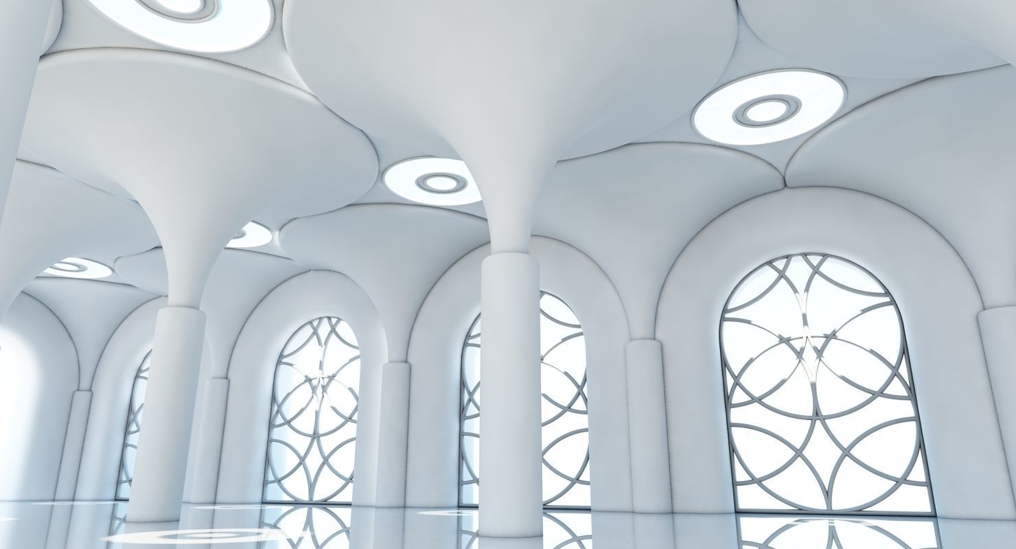 Classic Interior Scene 6 3D model_2