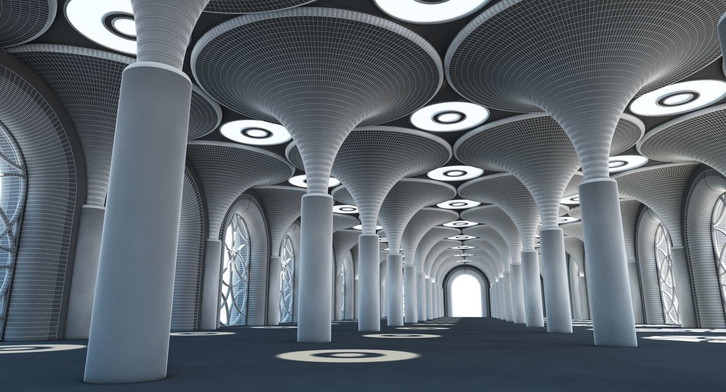 Classic Interior Scene 6 3D model_6