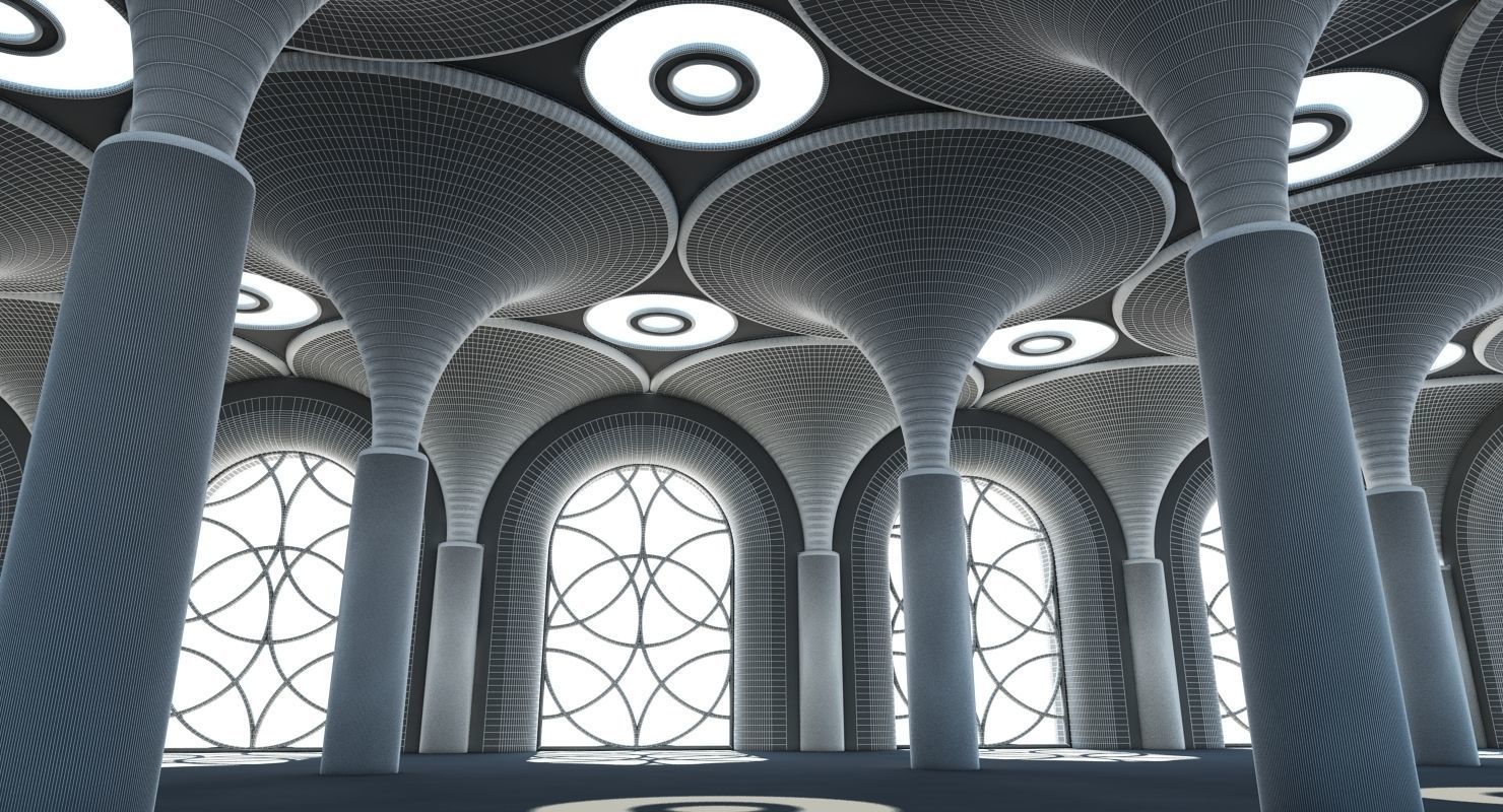 Classic Interior Scene 6 3D model_7