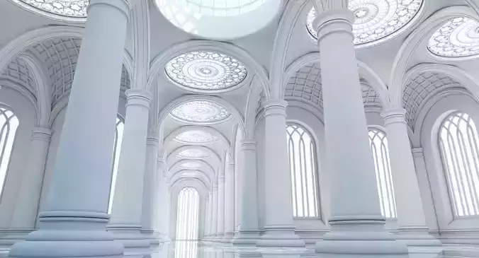 Classic Interior Corridor