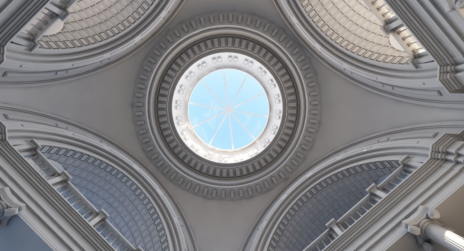 Classic Interior Scene 2018 3D model_4