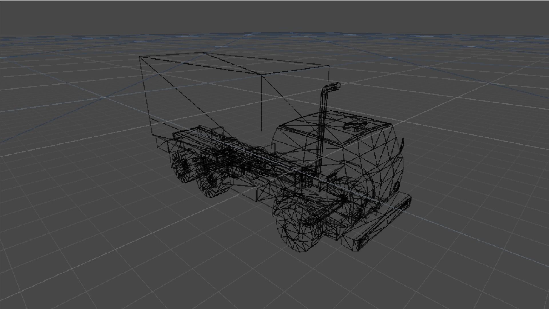 Industrial Small Truck Pack - VII Low-poly 3D model_5