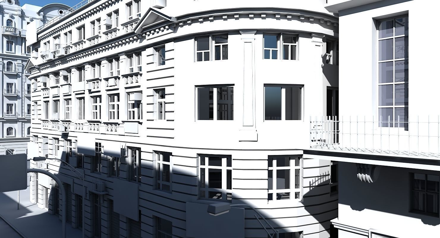 3D City Intersection 3D model_15