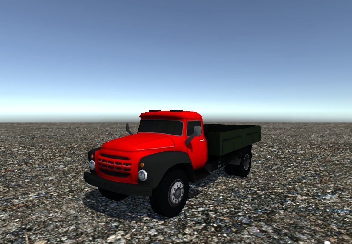 IndustrySmallTruck dump truck for gta san andreas Low-poly 3D model_1