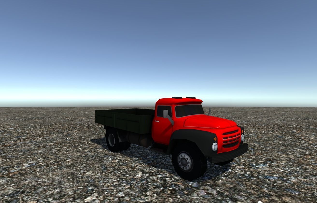 IndustrySmallTruck dump truck for gta san andreas Low-poly 3D model_2