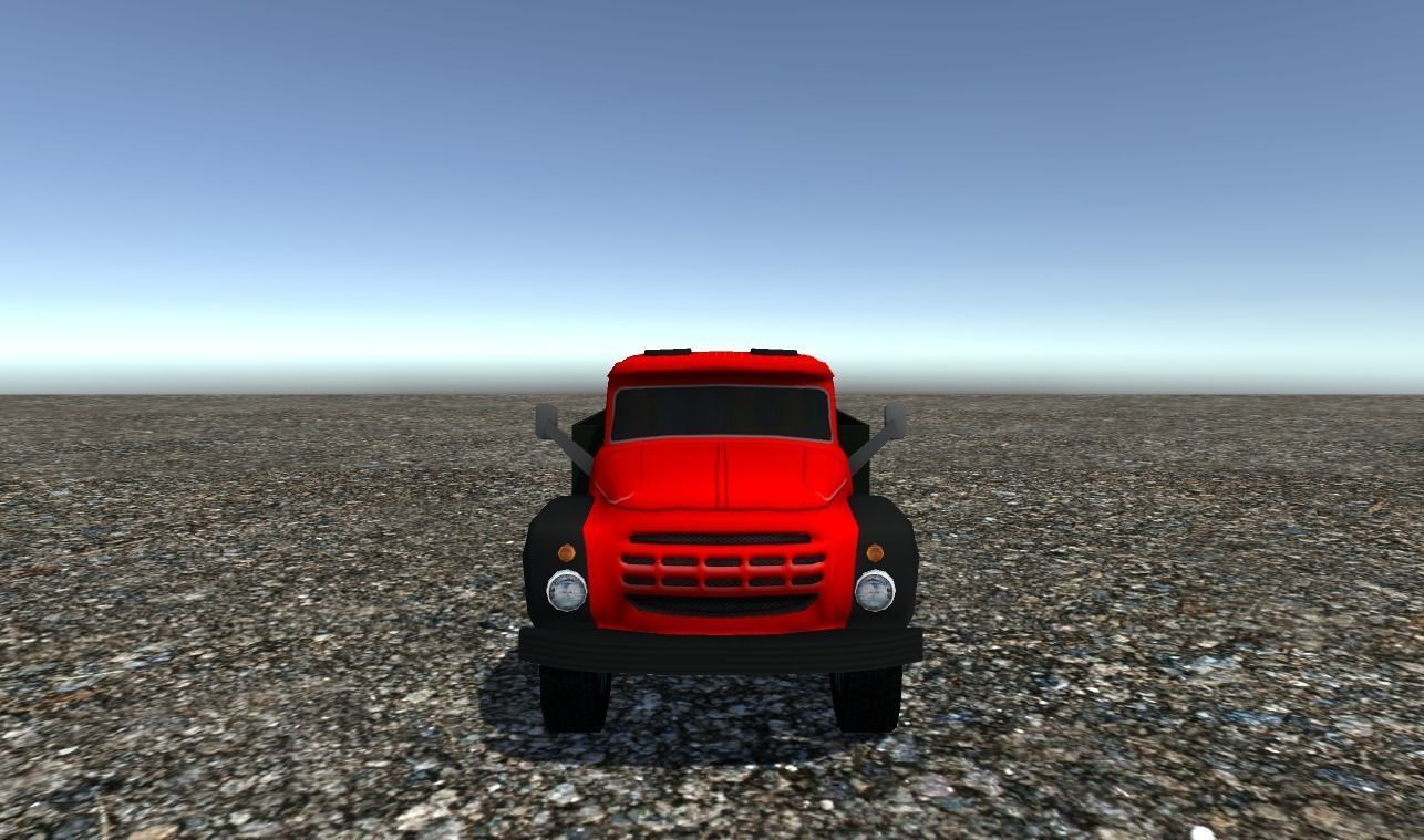 IndustrySmallTruck dump truck for gta san andreas Low-poly 3D model_5