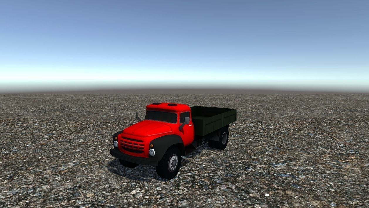 IndustrySmallTruck dump truck for gta san andreas Low-poly 3D model_4