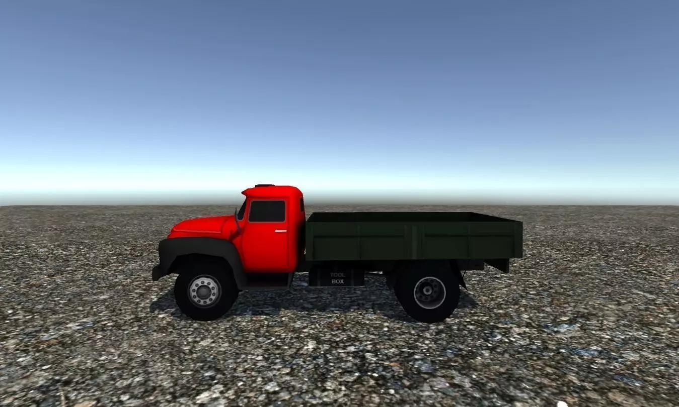 IndustrySmallTruck dump truck for gta san andreas Low-poly 3D model_0