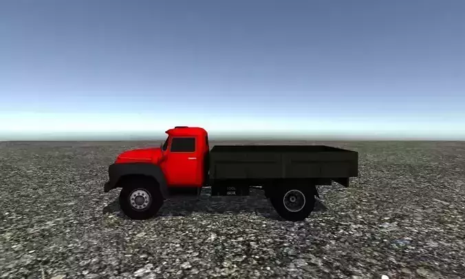 IndustrySmallTruck dump truck for gta san andreas Low-poly 3D model