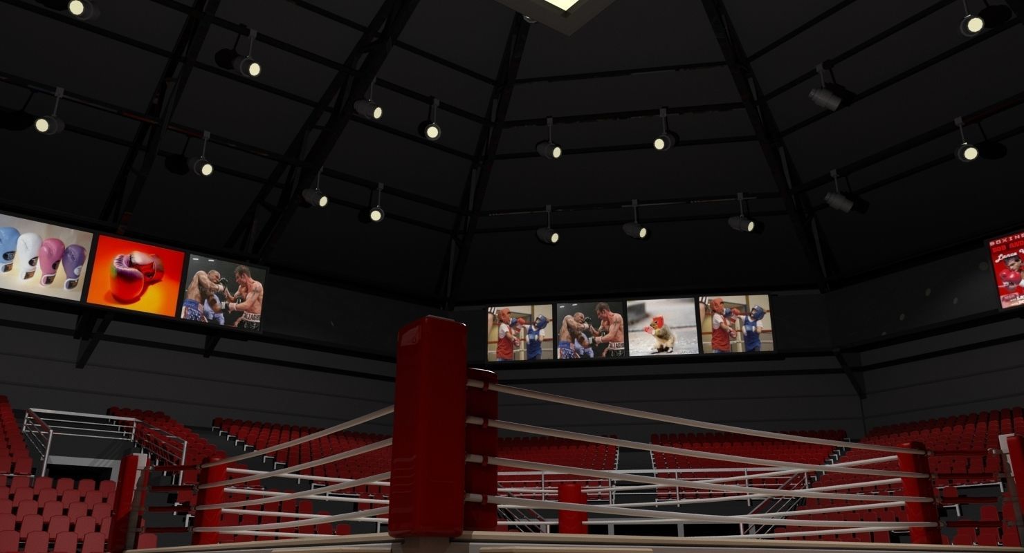 Boxing Arena 3D model 3D model_4