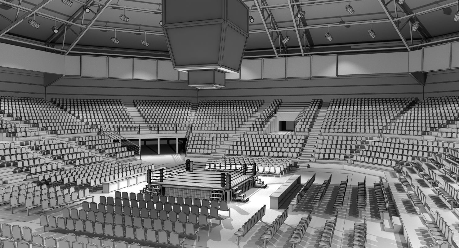 Boxing Arena 3D model 3D model_7