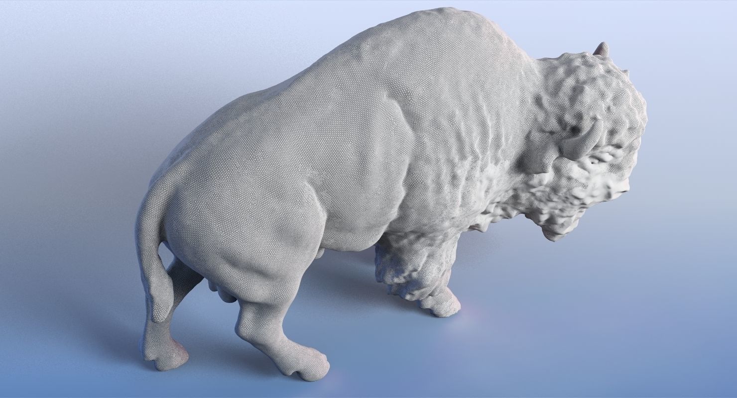 3D Bison 3D model_9