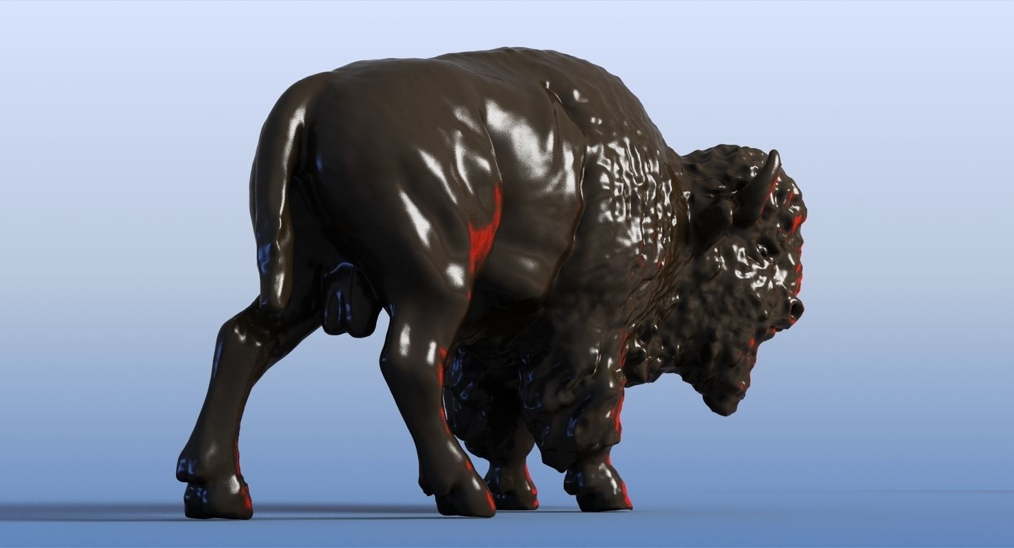 3D Bison 3D model_7
