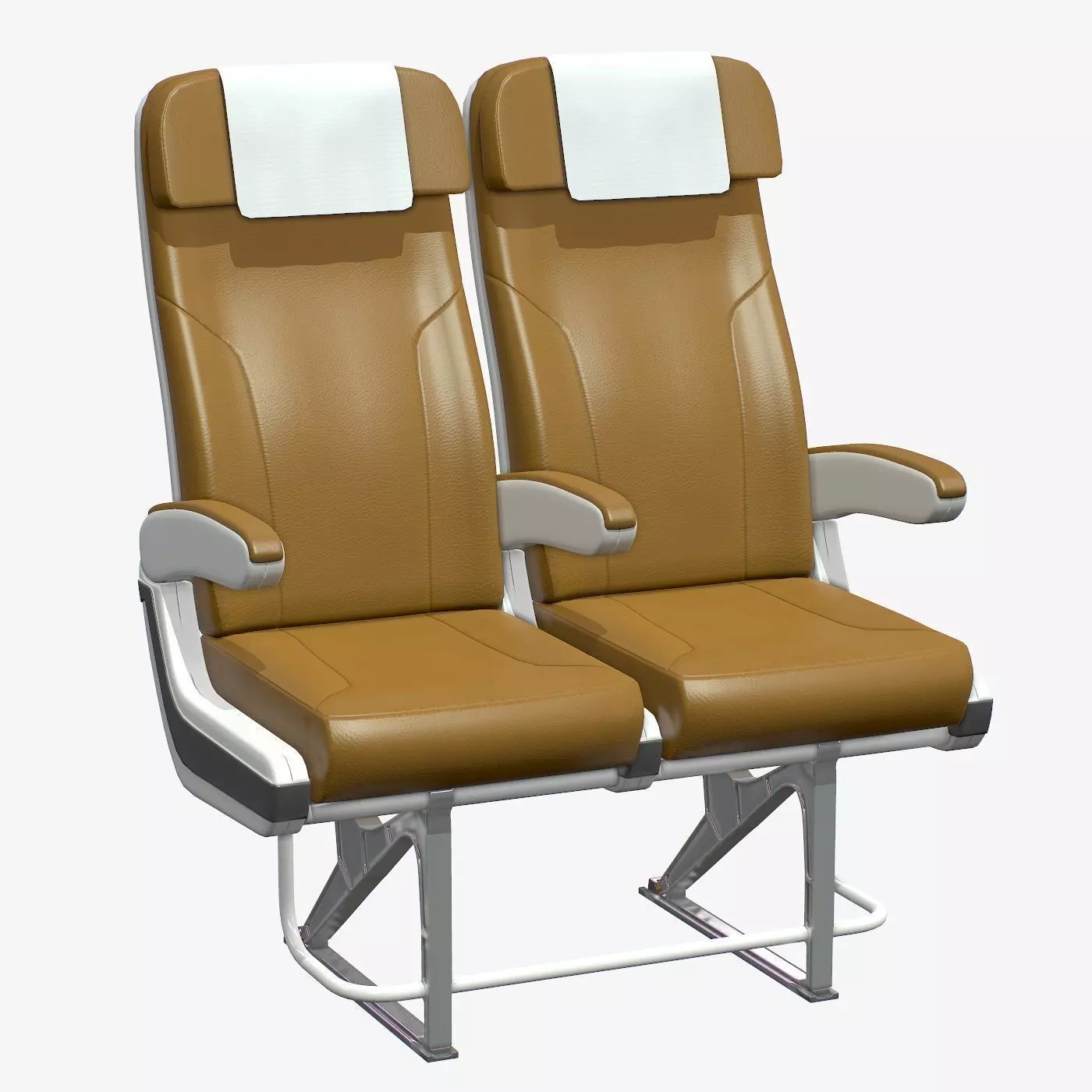 Airplane Chair V2 Low-poly 3D model
