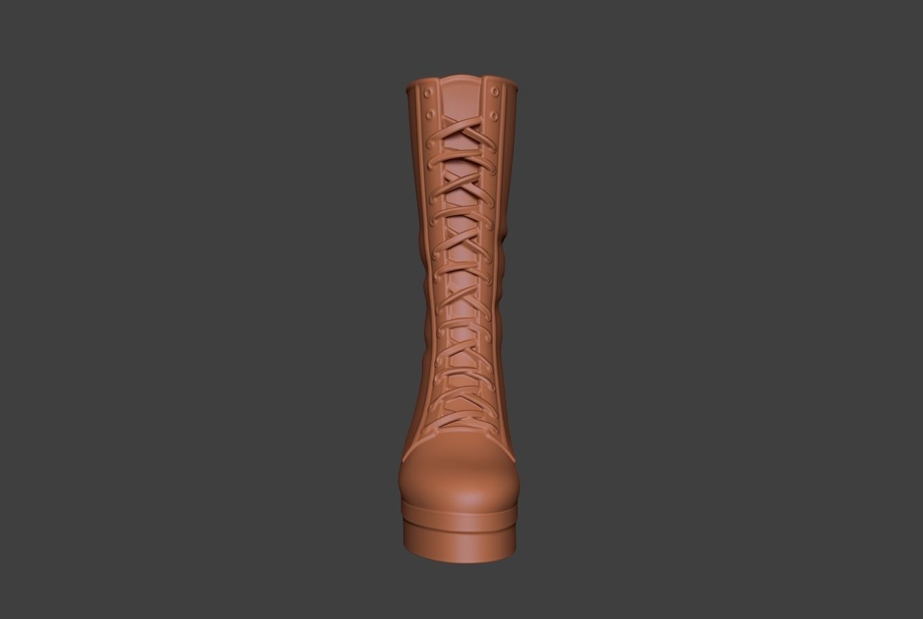 Stylized Boot 3 3D model_1