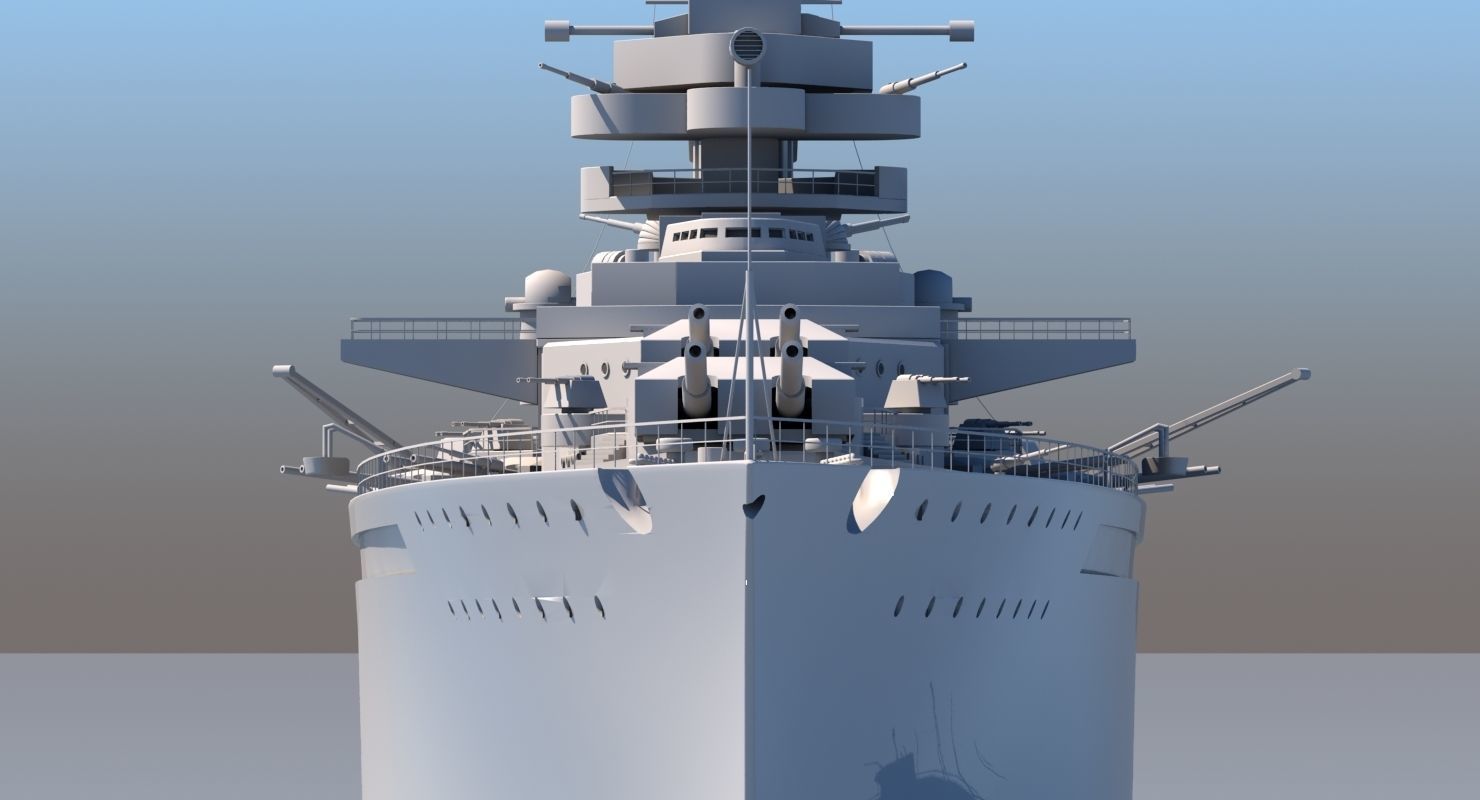 Battle Ship 3D model_5
