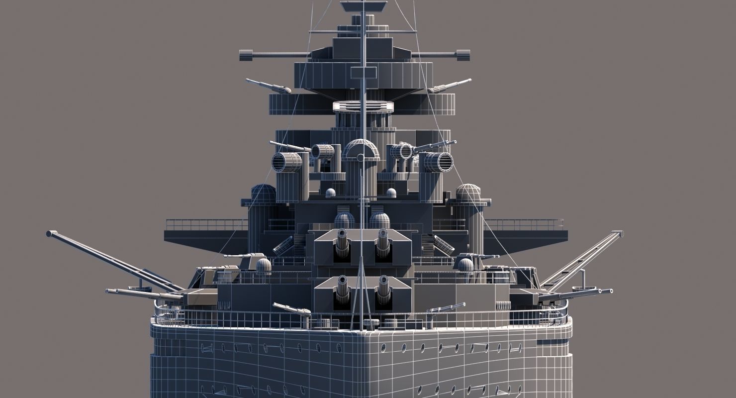 Battle Ship 3D model_8