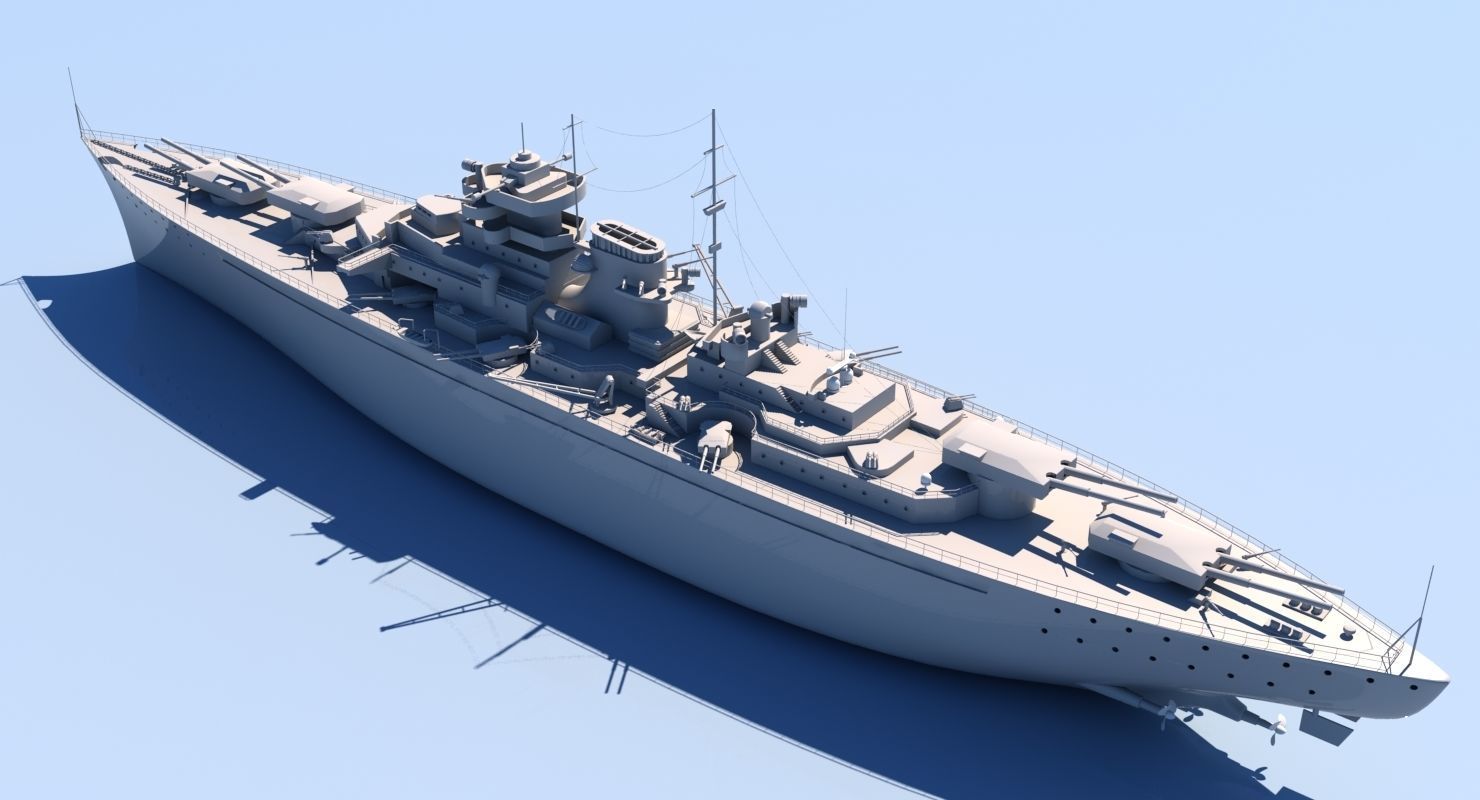 Battle Ship 3D model_3