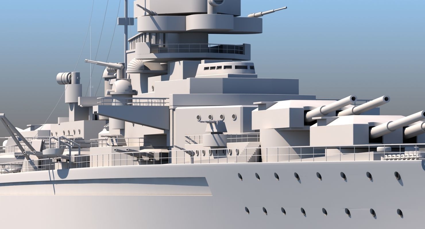 Battle Ship 3D model_6