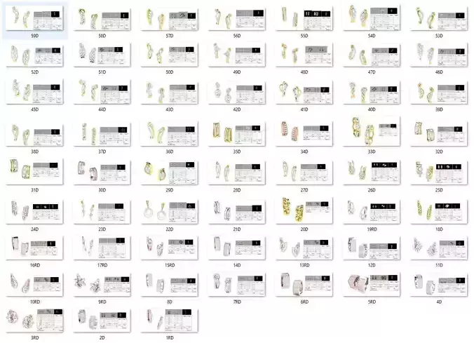 BULK-STL-EARRING 59 Files