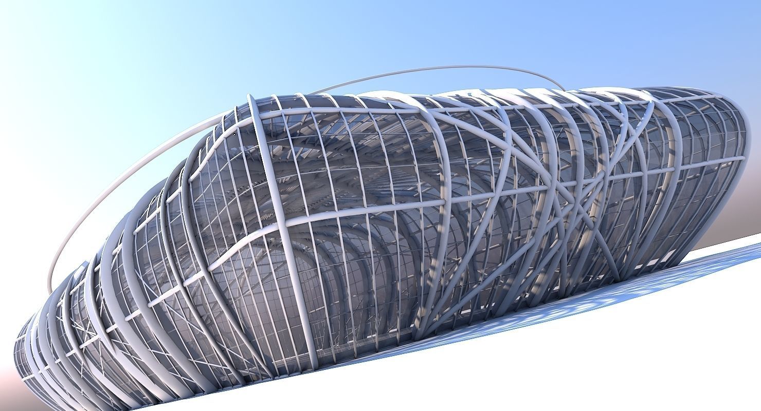 Architectural Shed 3D model_1