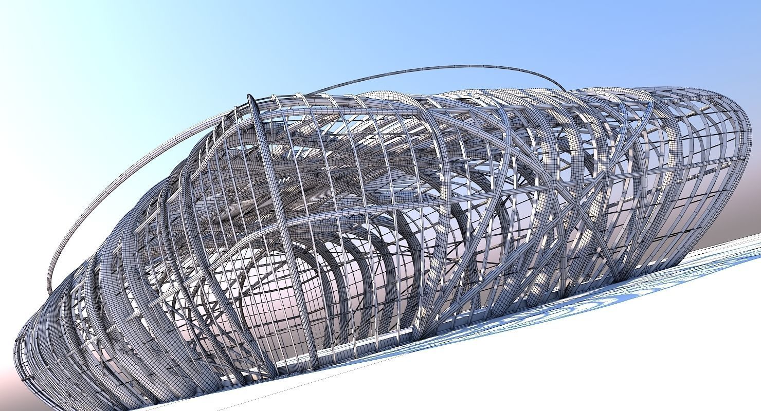 Architectural Shed 3D model_5