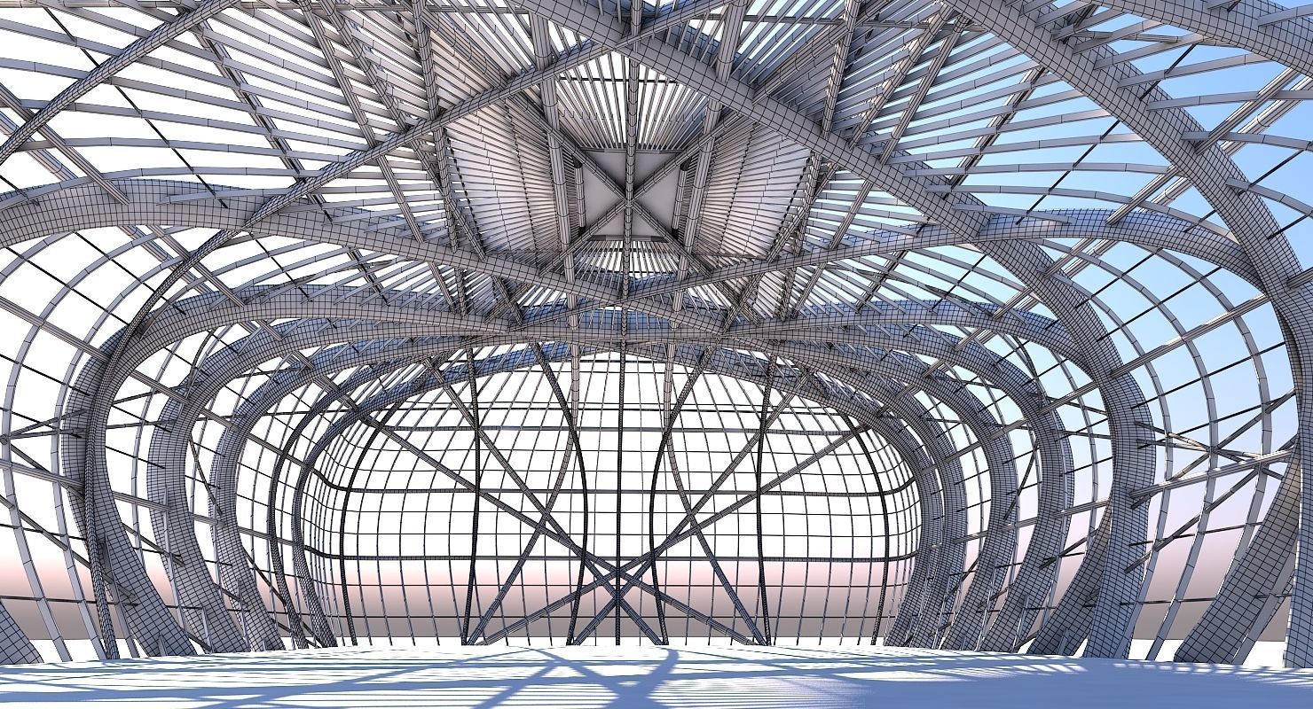 Architectural Shed 3D model_6