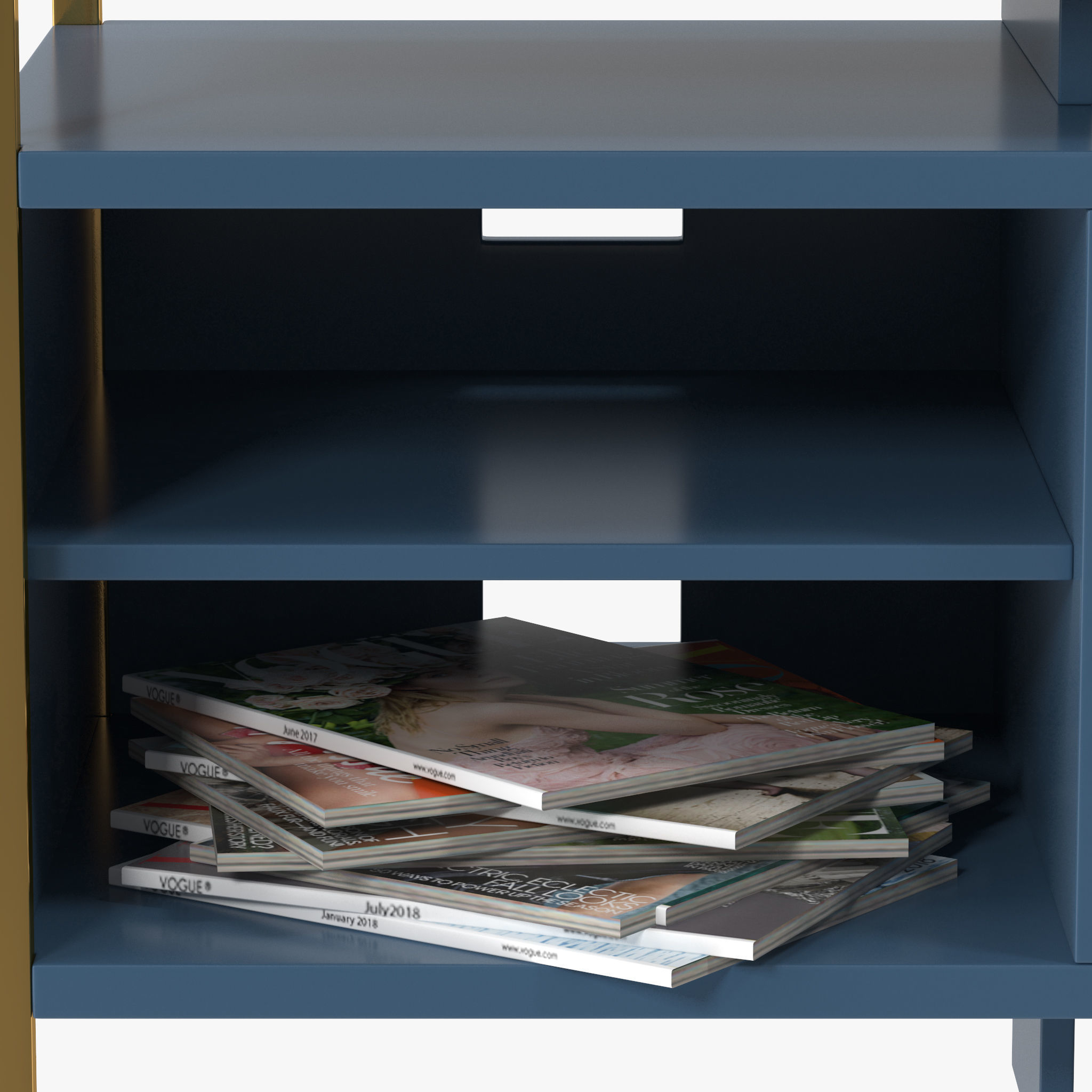 Zane Media Console 3D model_9