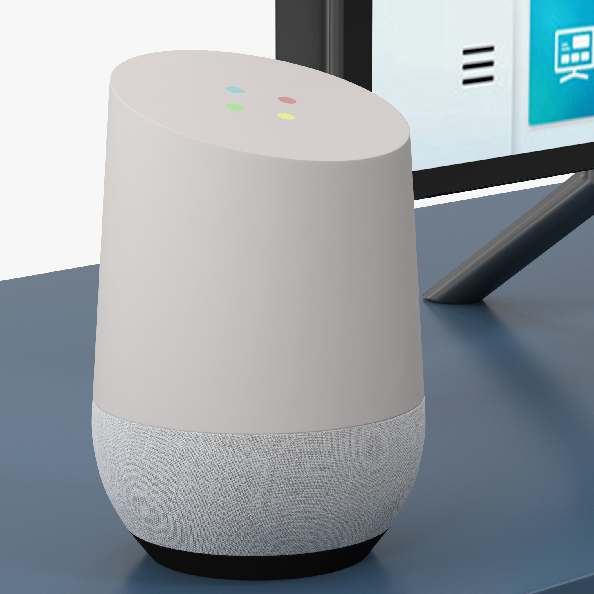 Zane Media Console 3D model_8