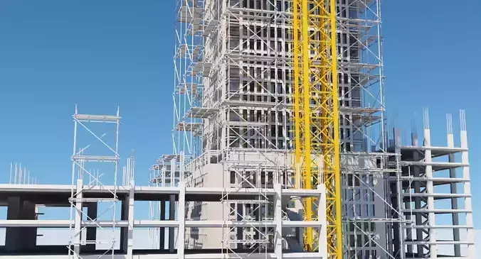 3D Building Construction 05 3D model