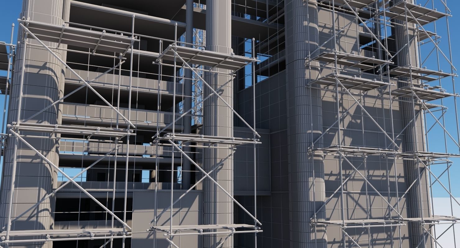 Building Under Construction 3D model_6