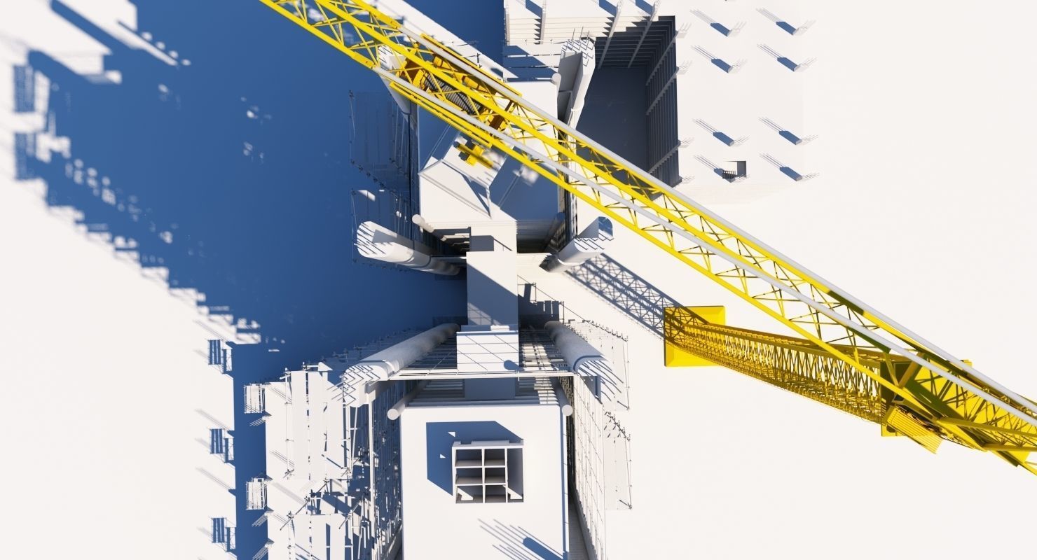 Building Under Construction 3D model_9