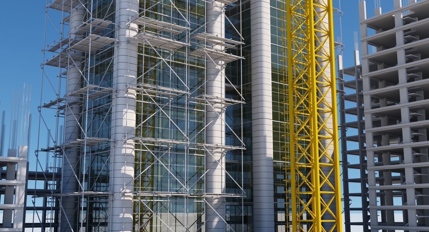 Building Under Construction 3D model_3