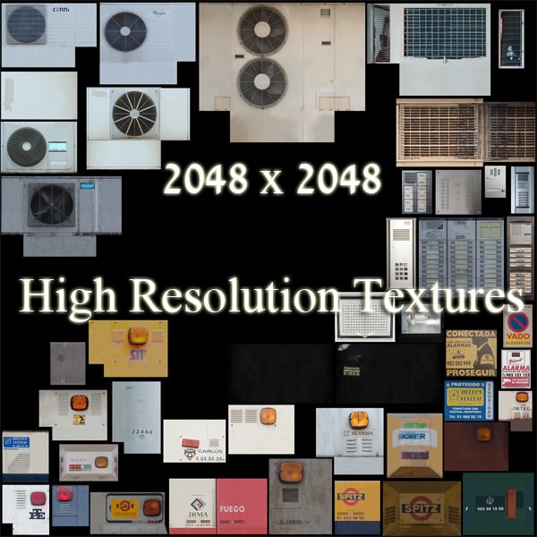 Photorealistic Low Poly Office Building 2 3D model_14