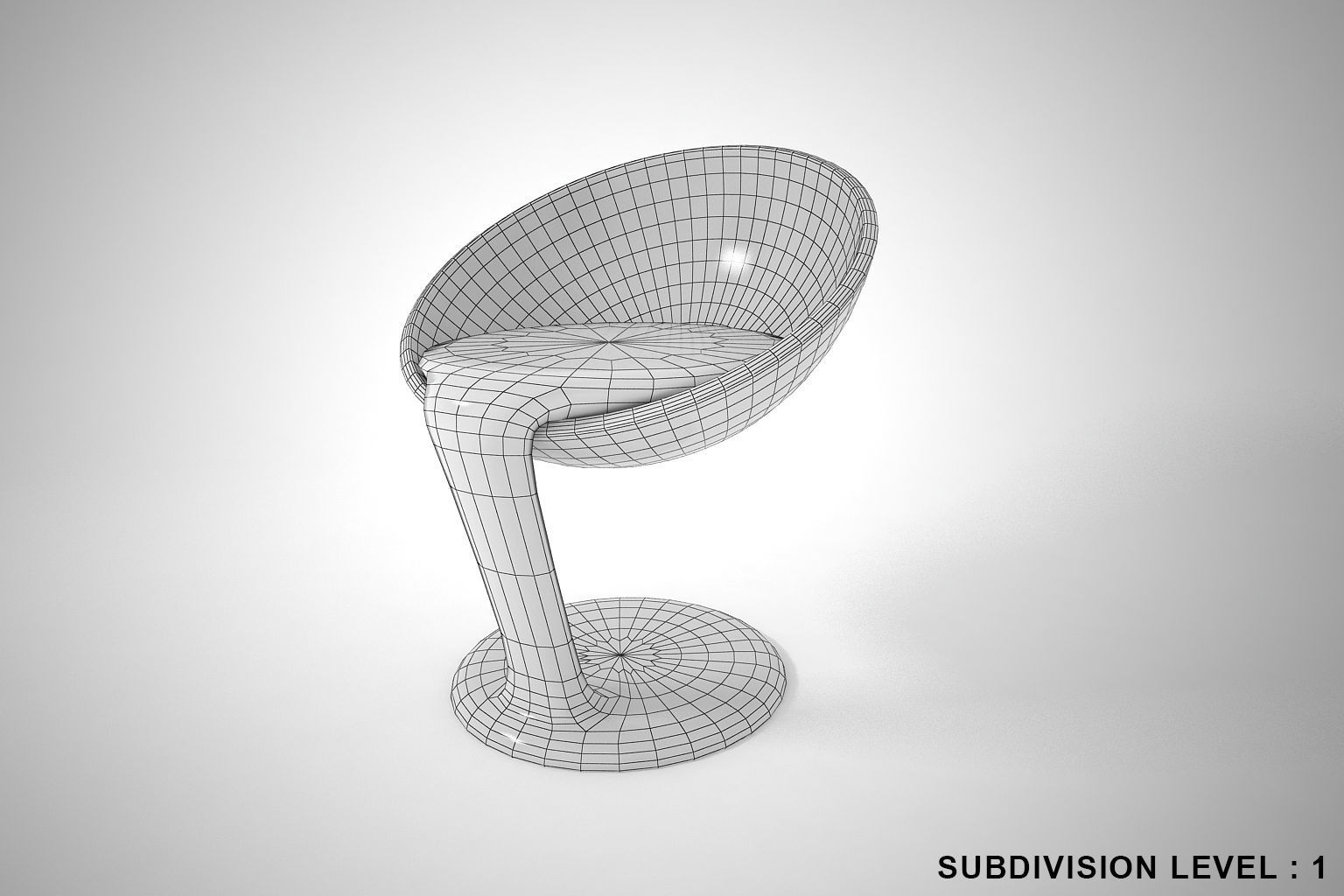 07 MELTHING CHAIR  3D model_7