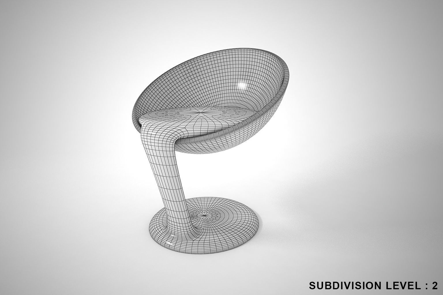 07 MELTHING CHAIR  3D model_8