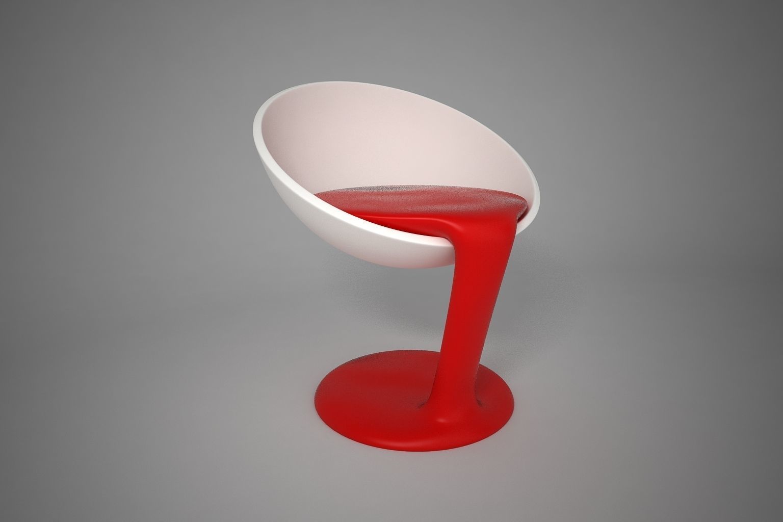 07 MELTHING CHAIR  3D model_2