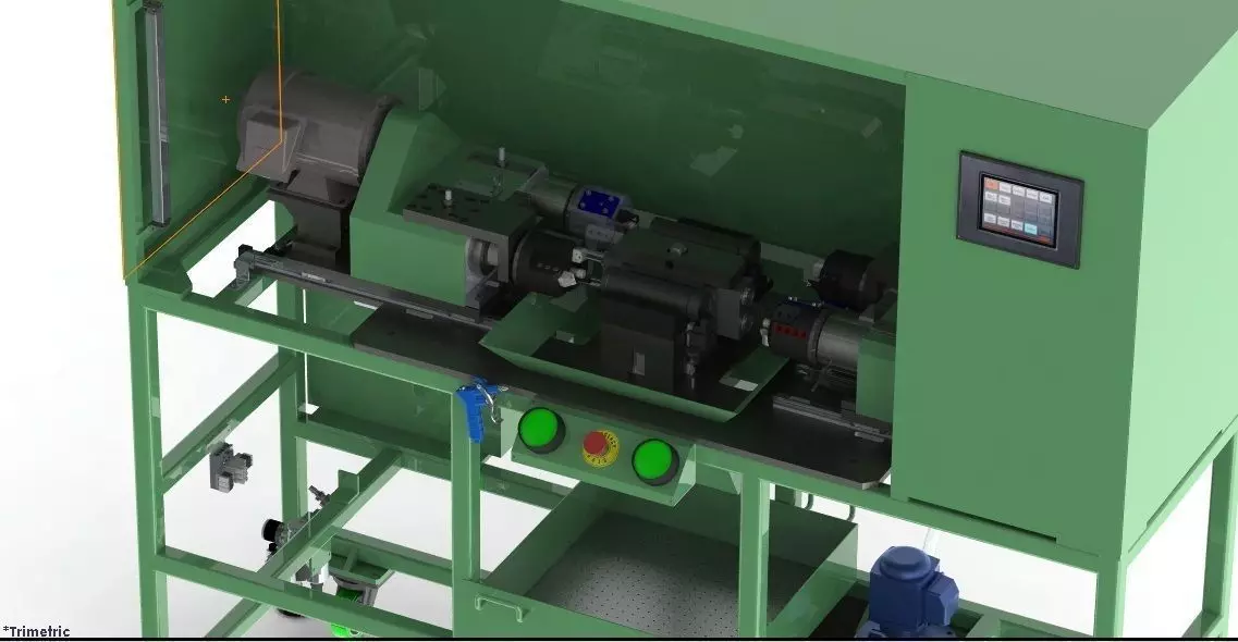 Boring Head Machine Free 3D model_0