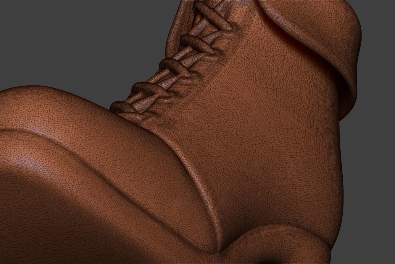 Stylized Boot 4 3D model_13