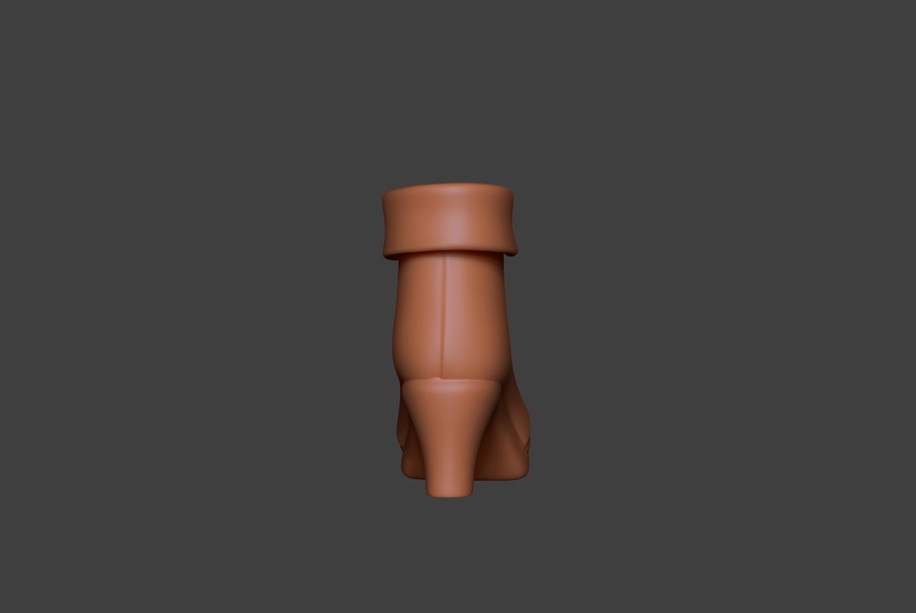 Stylized Boot 4 3D model_5
