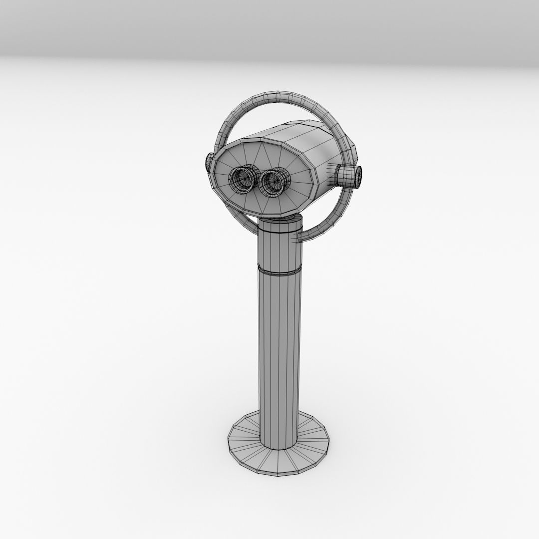 Tower Binocular 3D model_4