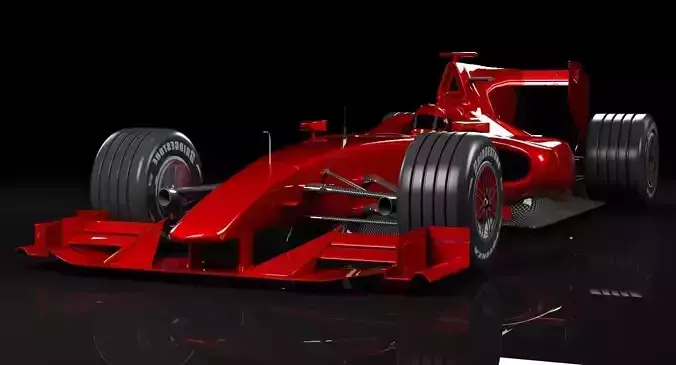 Generic F1 Car 3D model